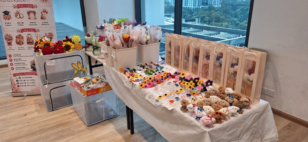 Hyokai craft booth at SEGi College Subang Jaya