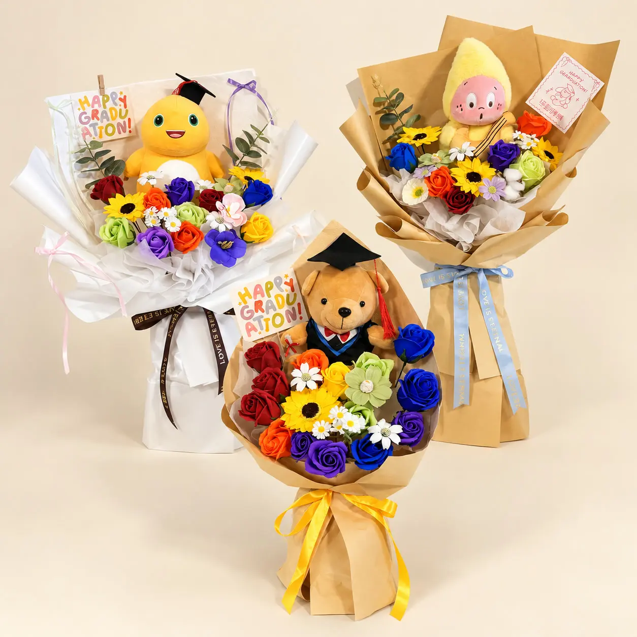 Colorful Graduation Bouquet Collection